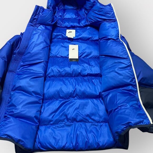 Nike Sportswear Storm-FIT Windrunner Puffer Blue Jacket DR9605-480 Mens size L - Picture 4 of 9